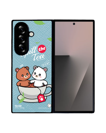 Android Flip / Fold Leather Grip - Spill the Tea