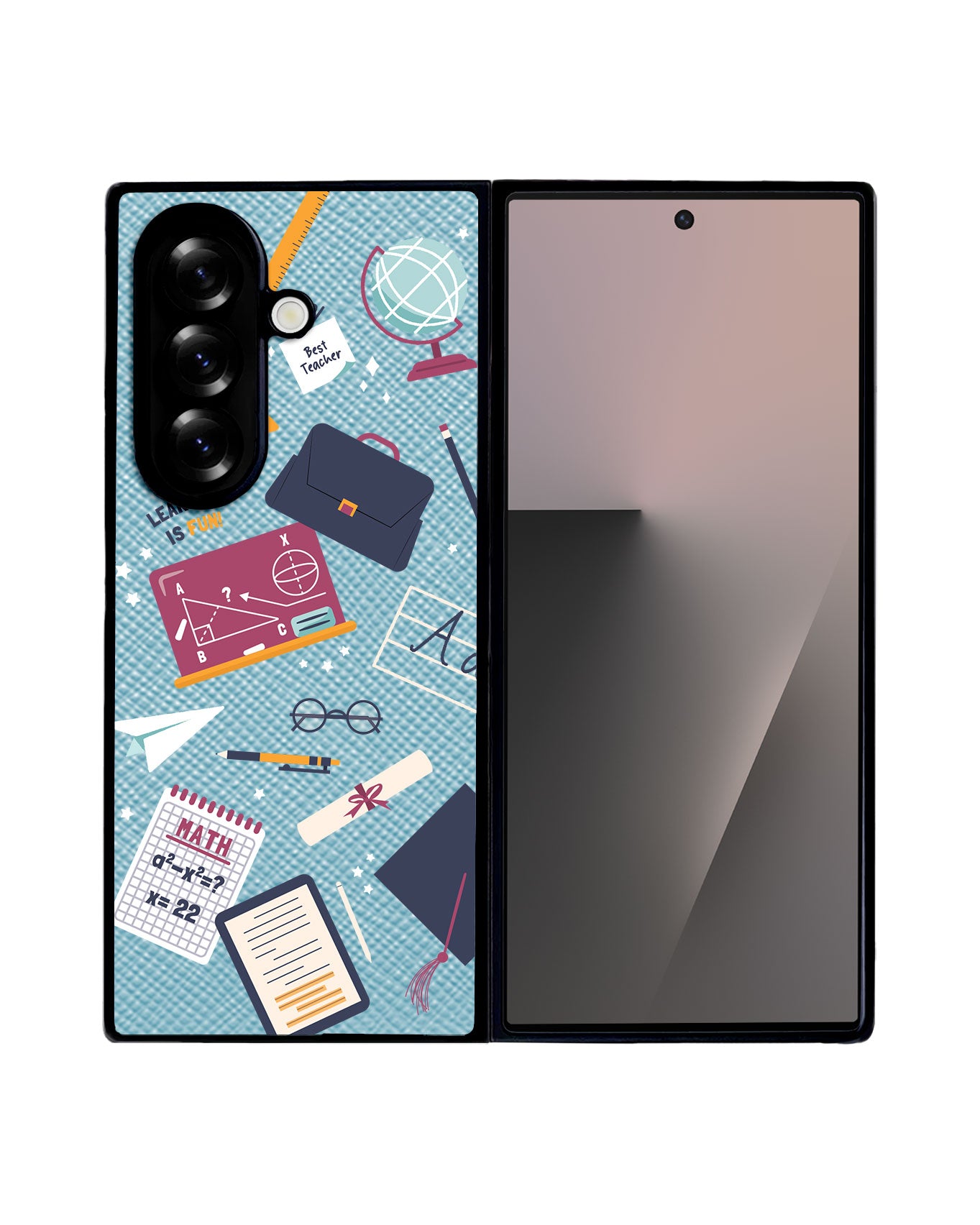 Android Flip / Fold Leather Grip - Teacher