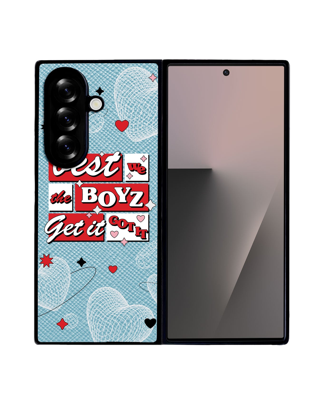 Android Flip / Fold Leather Grip - The Boyz Get It Got It