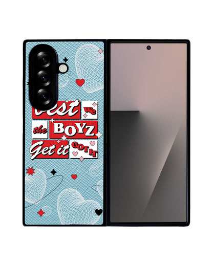 Android Flip / Fold Leather Grip - The Boyz Get It Got It