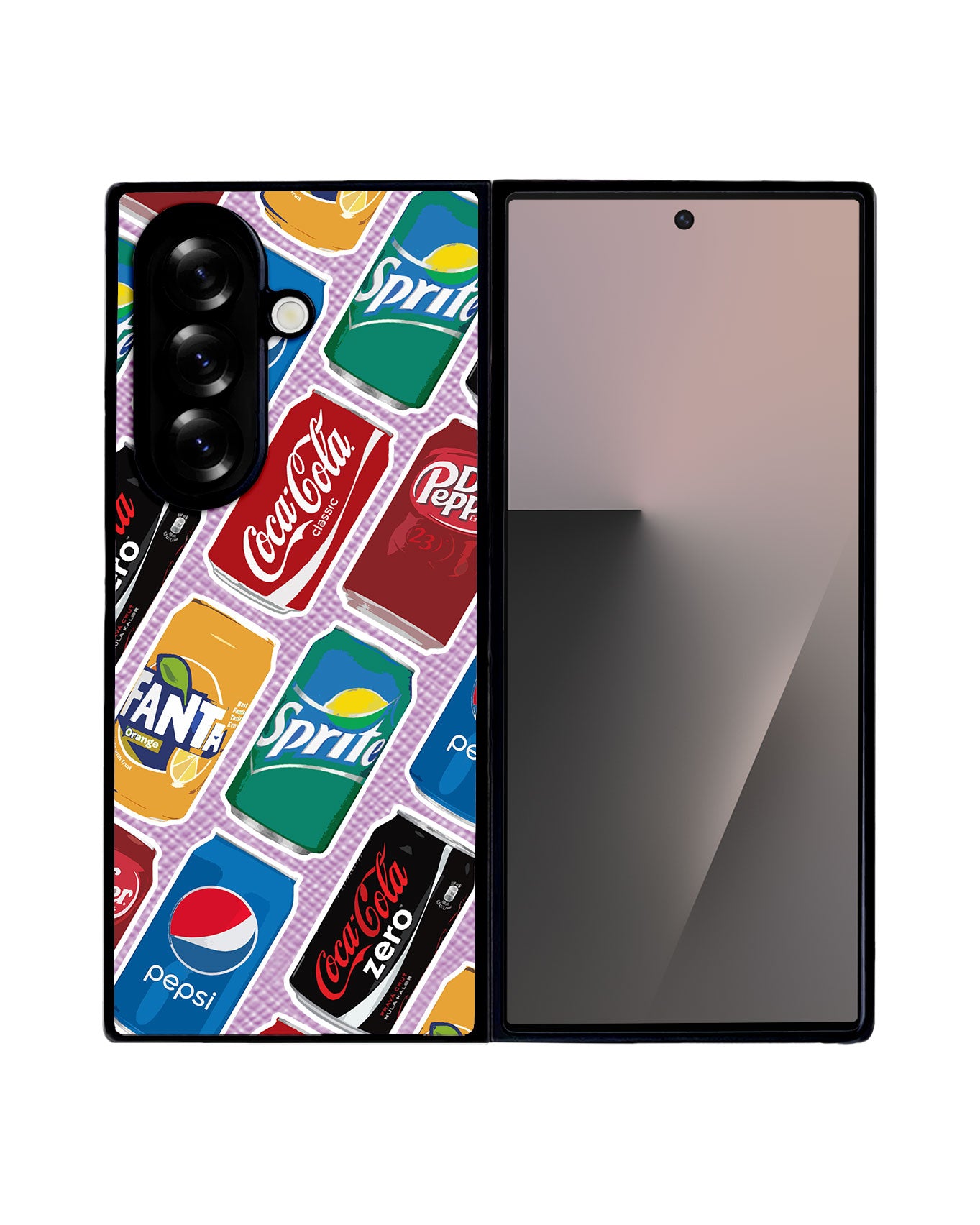 Android Flip / Fold Leather Grip - Soda