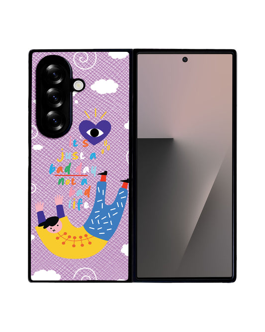 Android Flip / Fold Leather Grip - Bad Day