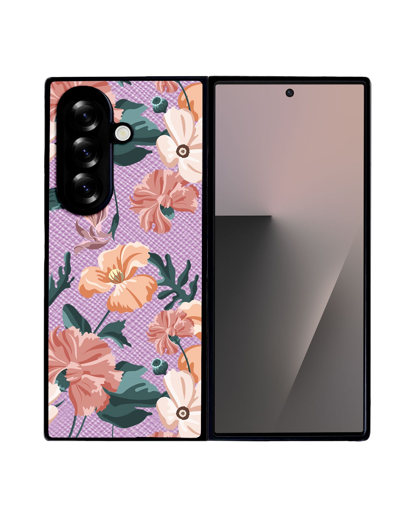 Android Flip / Fold Leather Grip - Botanical Garden 1.0