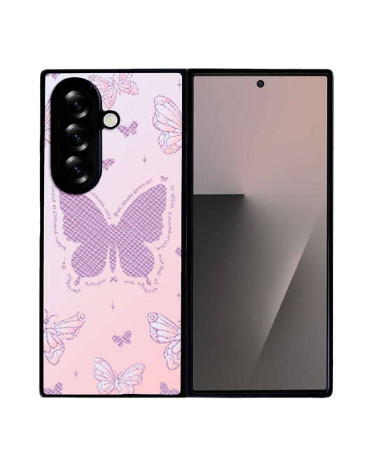 Android Flip / Fold Leather Grip - Butterfly Effect 2.0