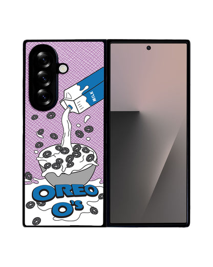 Android Flip / Fold Leather Grip - Cereal O's 2.0