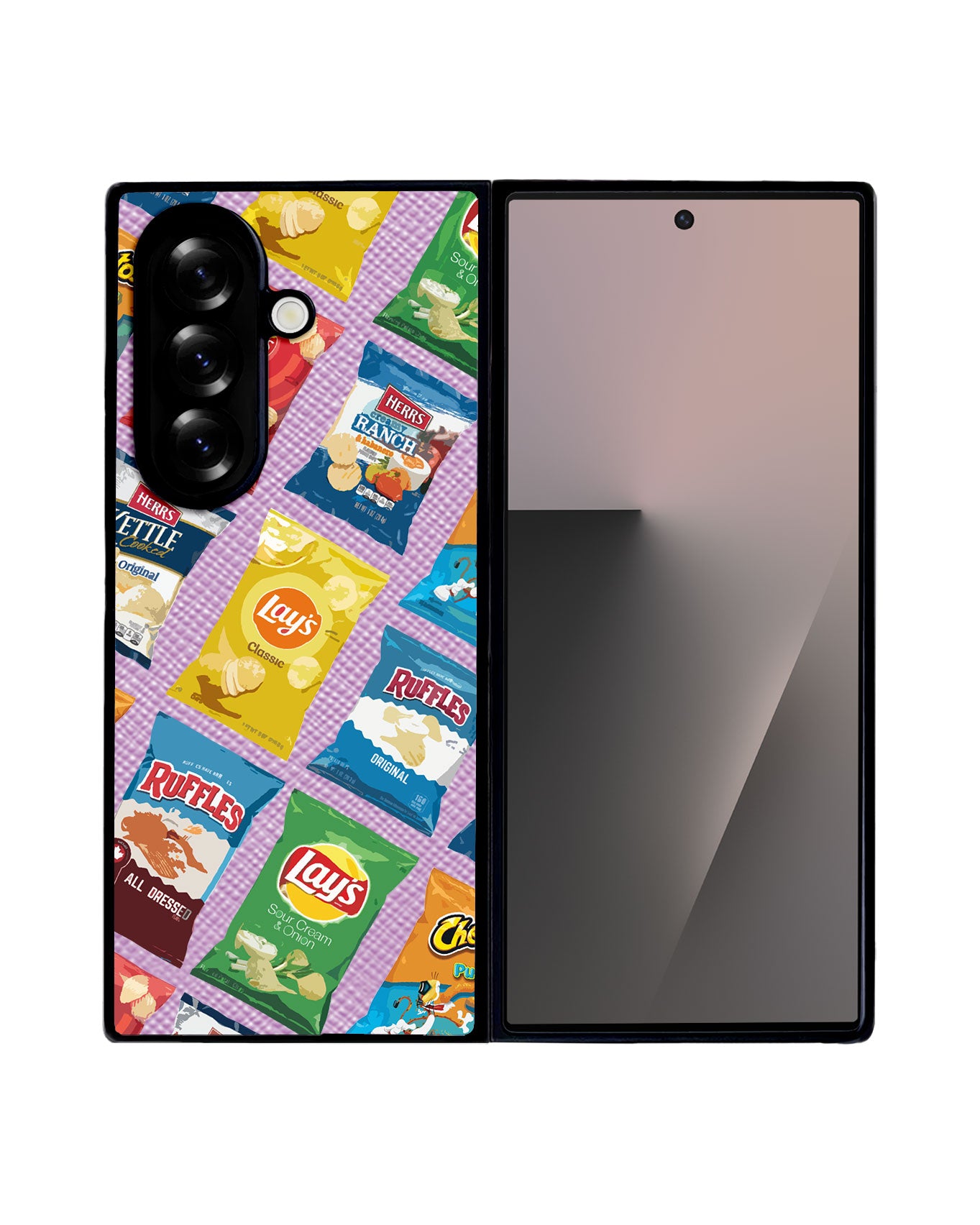 Android Flip / Fold Leather Grip - Crisps