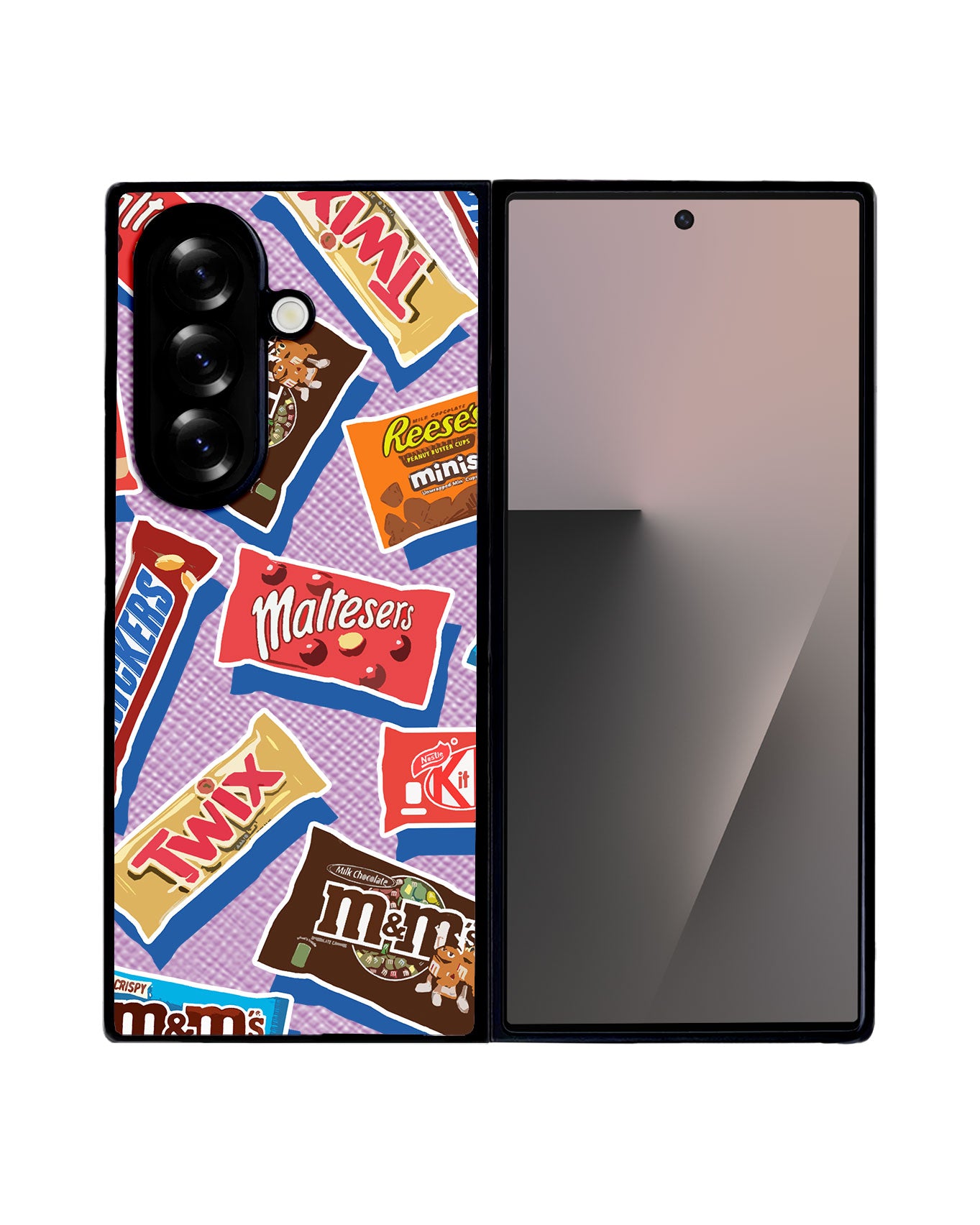 Android Flip / Fold Leather Grip - Choco Sweet