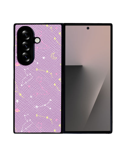 Android Flip / Fold Leather Grip - Constellation Candy
