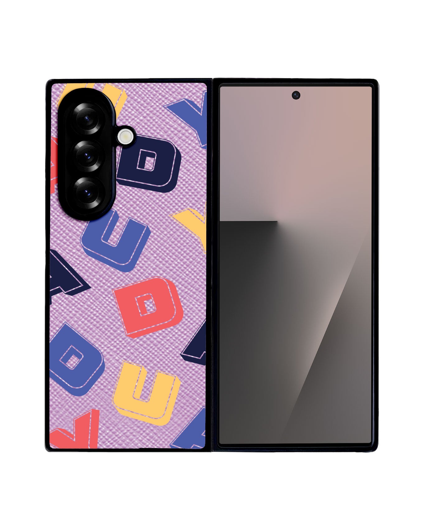 Android Flip / Fold Leather Grip - Cool Monogram