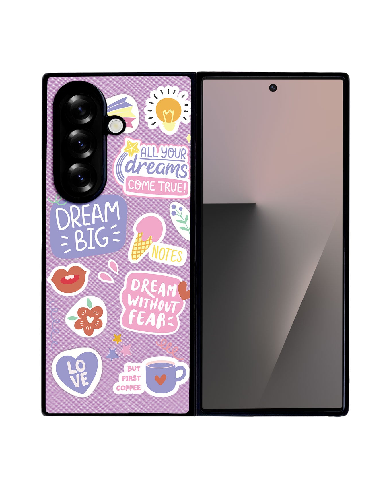 Android Flip / Fold Leather Grip - Dream Sticker Pack