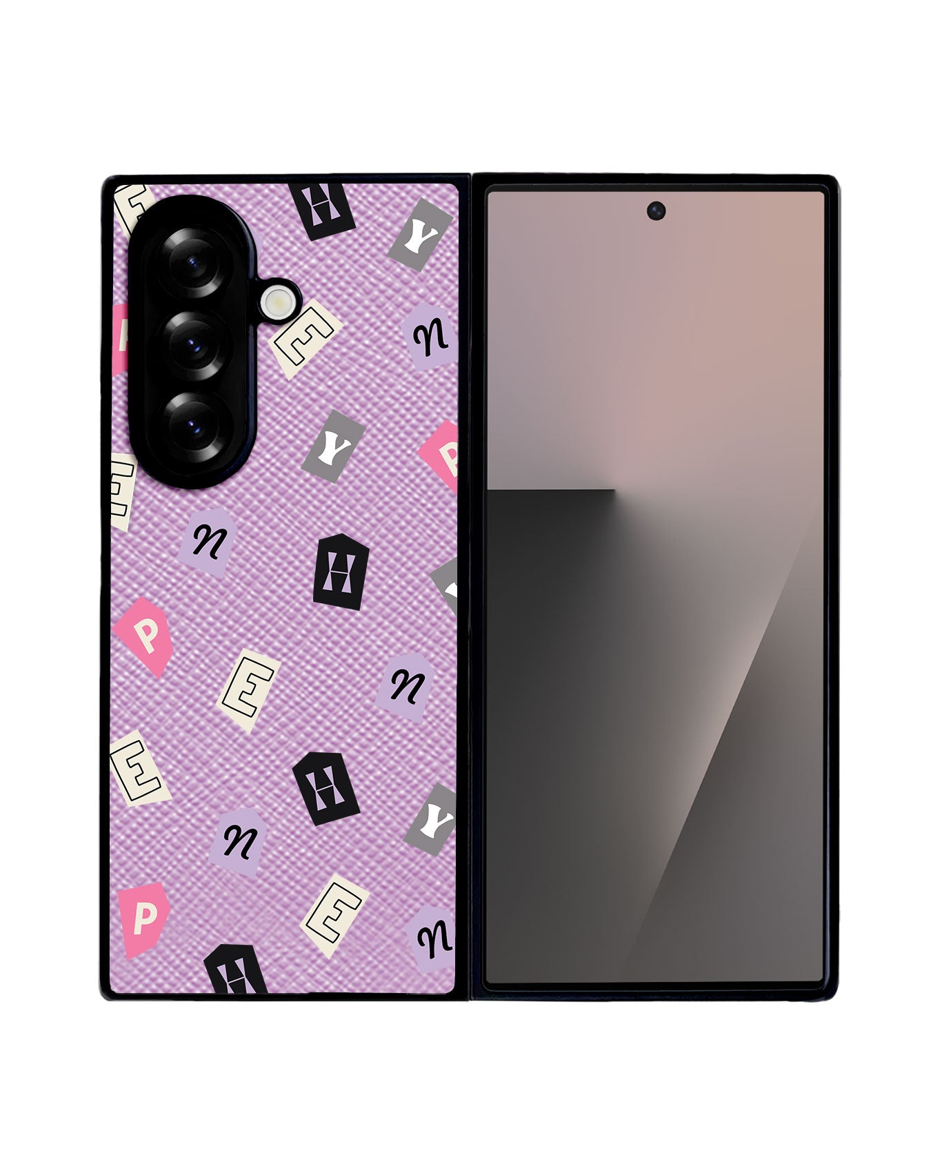 Android Flip / Fold Leather Grip - Enhypen Monogram