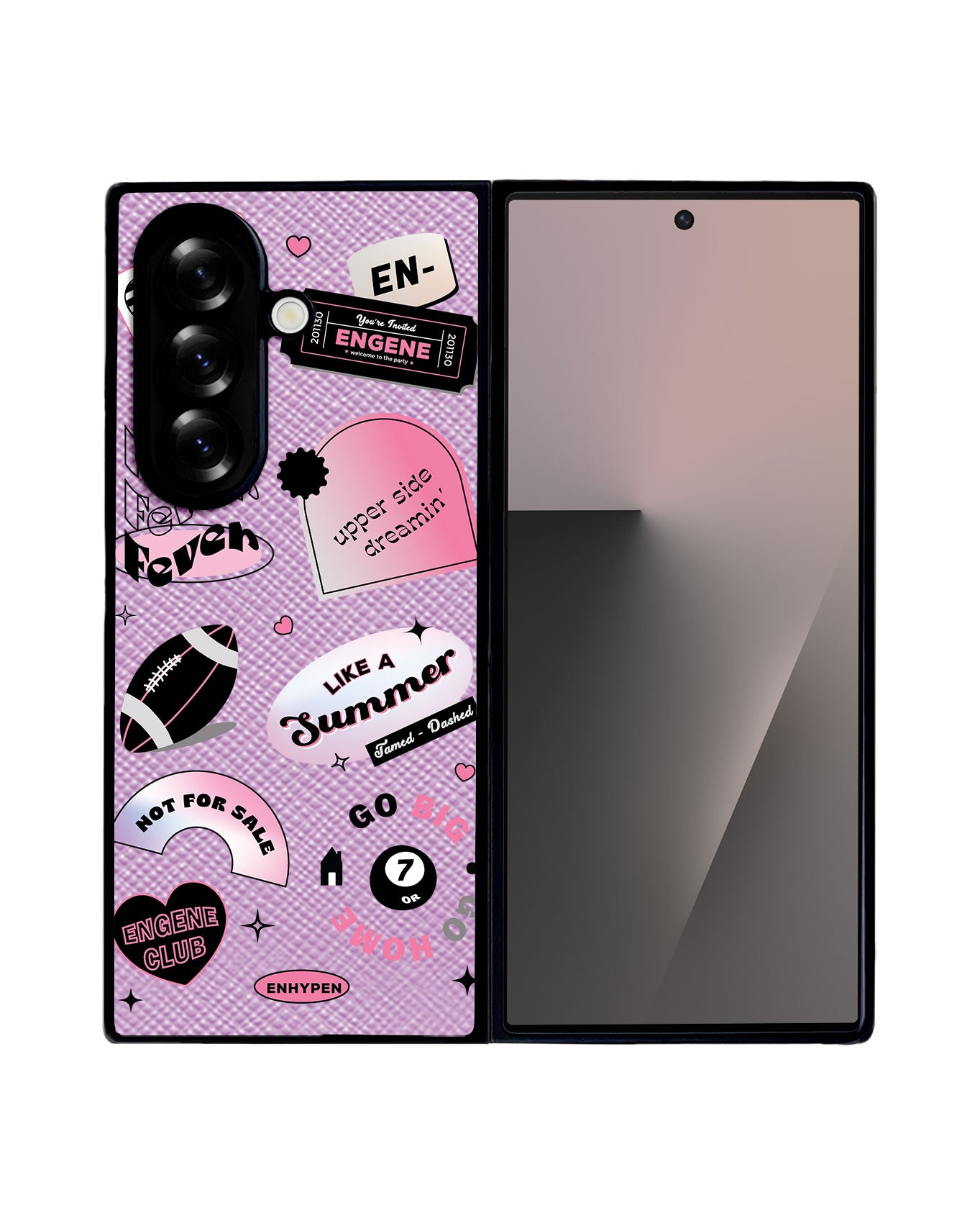 Android Flip / Fold Leather Grip - Enhypen Sticker Pack