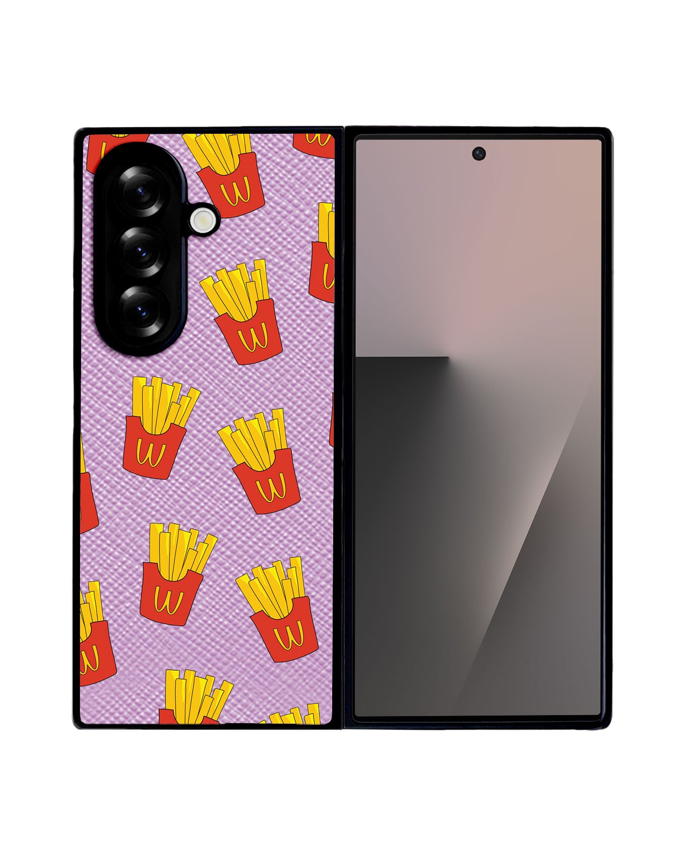 Android Flip / Fold Leather Grip - Fries 1.0