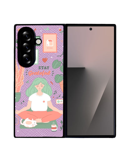 Android Flip / Fold Leather Grip - Grateful