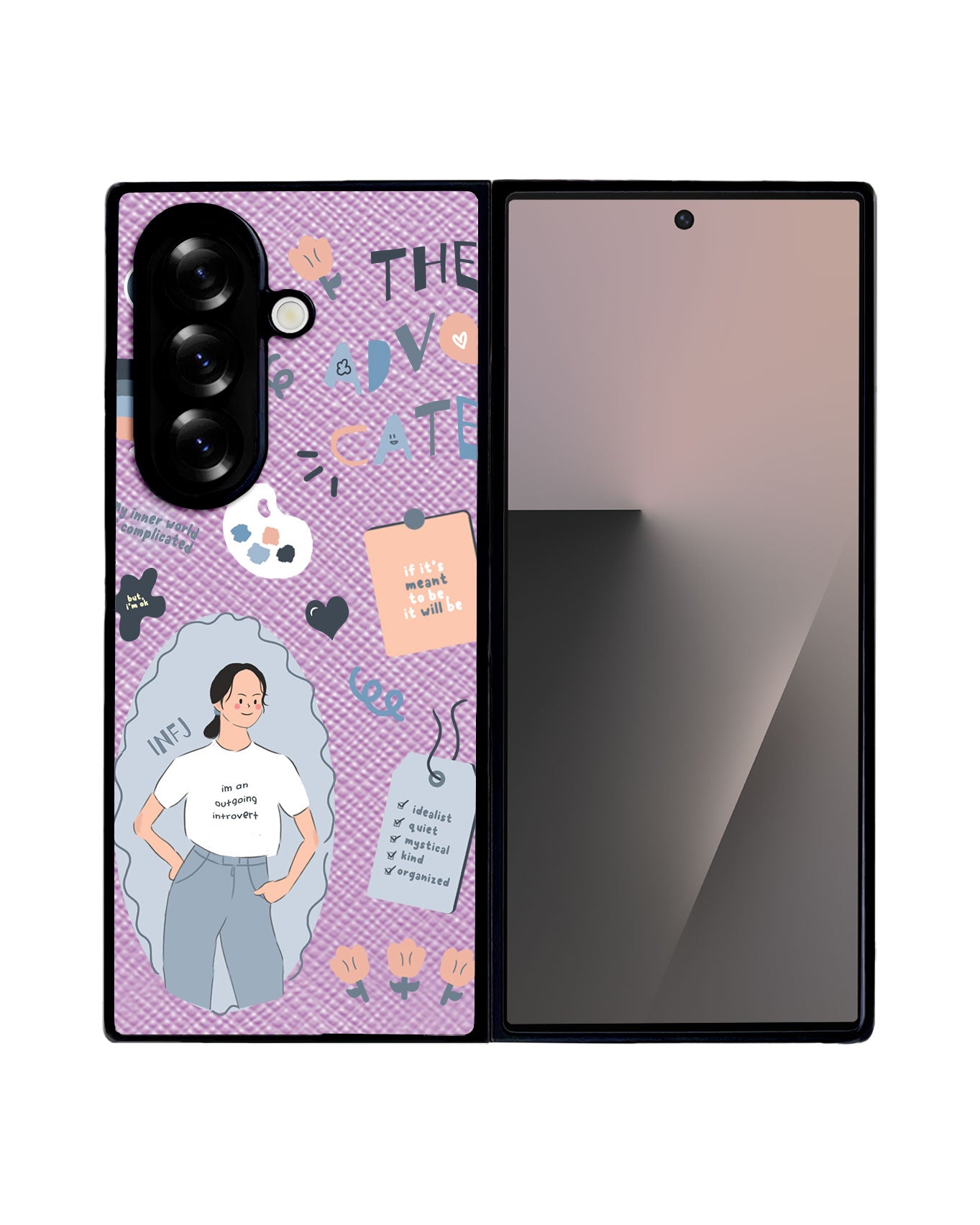 Android Flip / Fold Leather Grip - INFJ