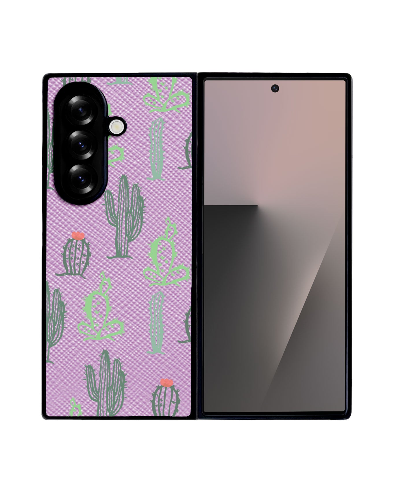 Android Flip / Fold Leather Grip - Cactus
