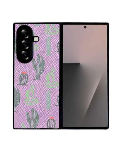 Android Flip / Fold Leather Grip - Cactus