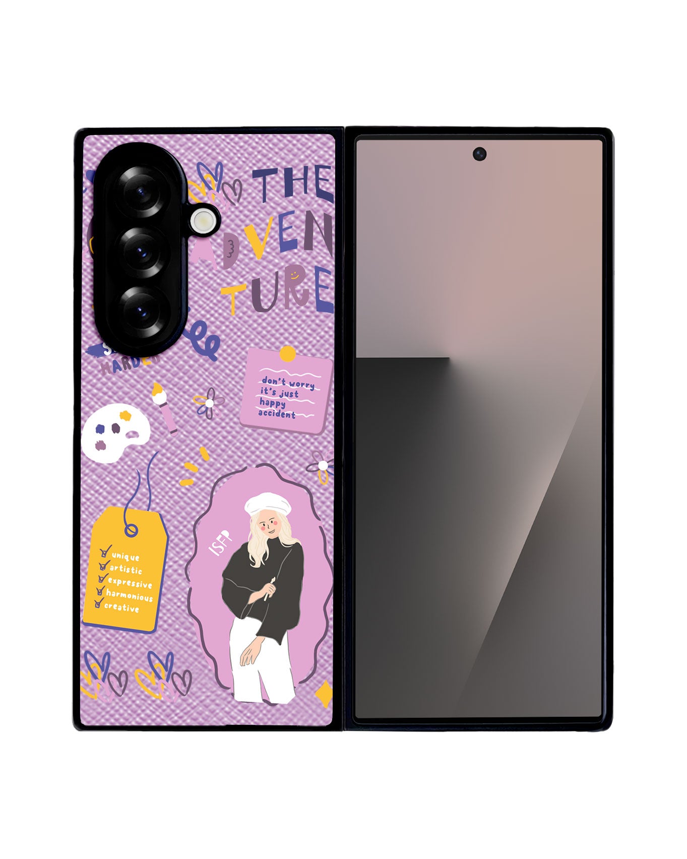 Android Flip / Fold Leather Grip - ISFP