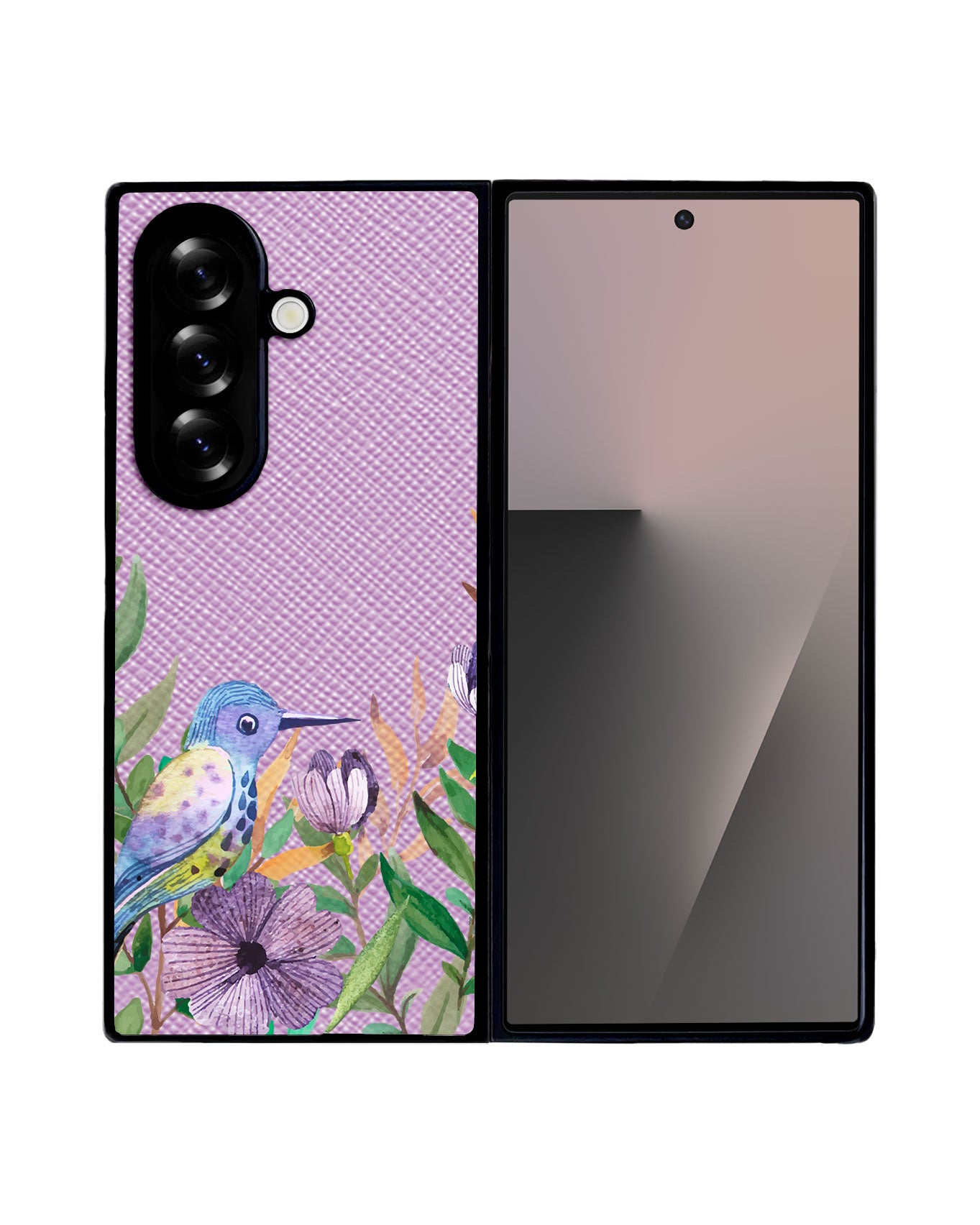 Android Flip / Fold Leather Grip - Orchid