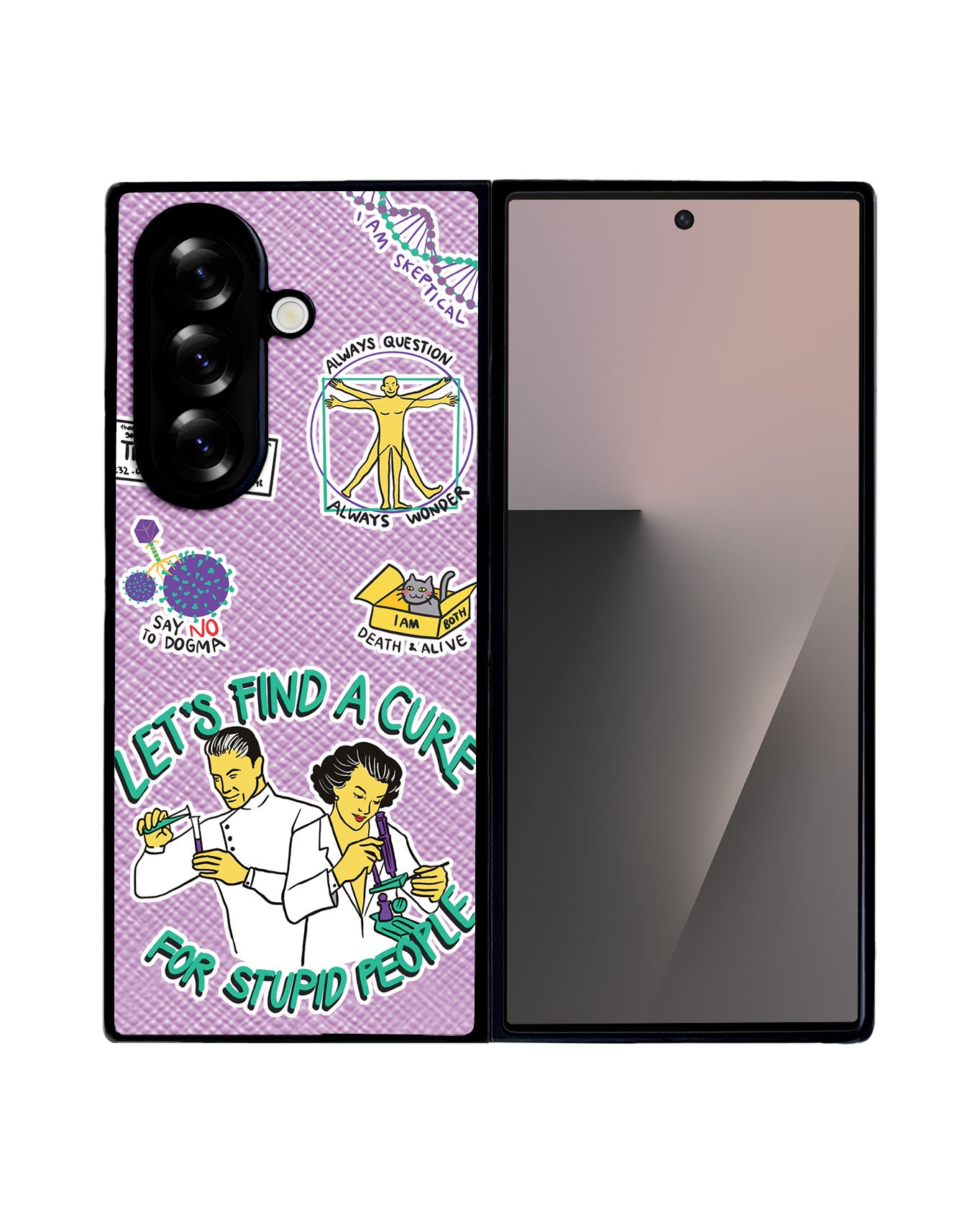 Android Flip / Fold Leather Grip - Science 2.0