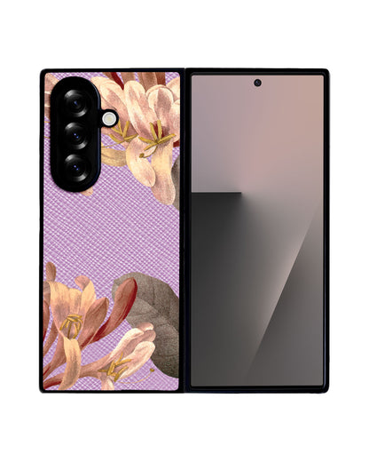 Android Flip / Fold Leather Grip - June Honey Suckle