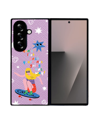 Android Flip / Fold Leather Grip - Keep Moving