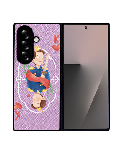 Android Flip / Fold Leather Grip - King (Couple Case)