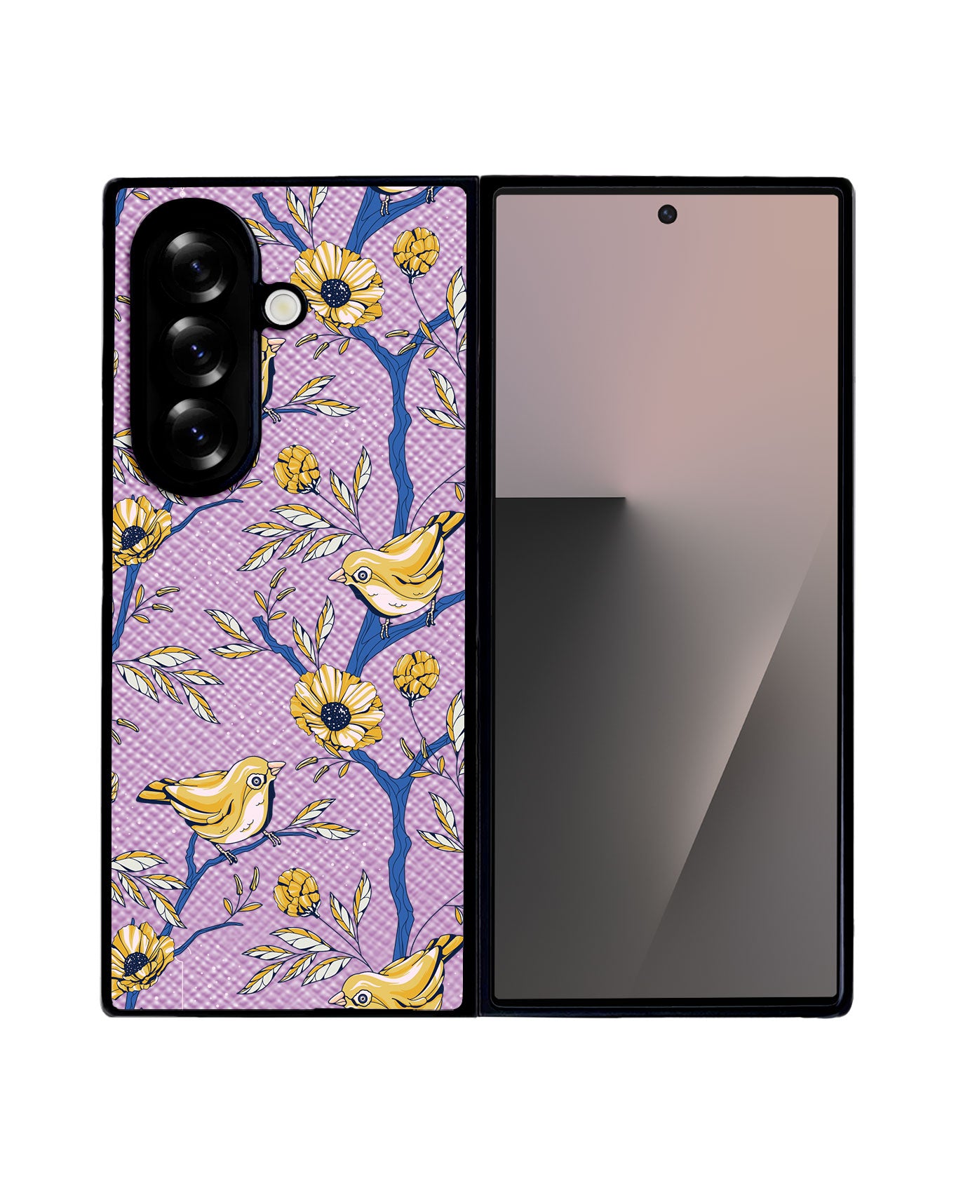 Android Flip / Fold Leather Grip - Lovebird 16.0