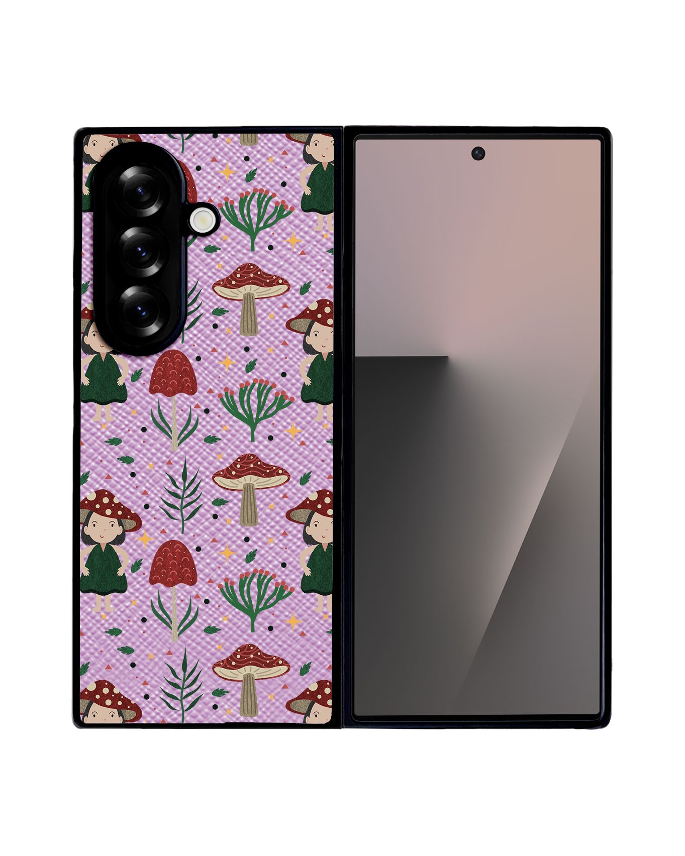 Android Flip / Fold Leather Grip - Lost in the Forest 2.0