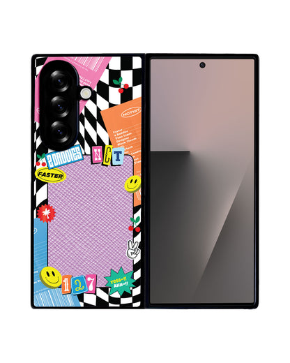 Android Flip / Fold Leather Grip - NCT 127 Photocard Frame