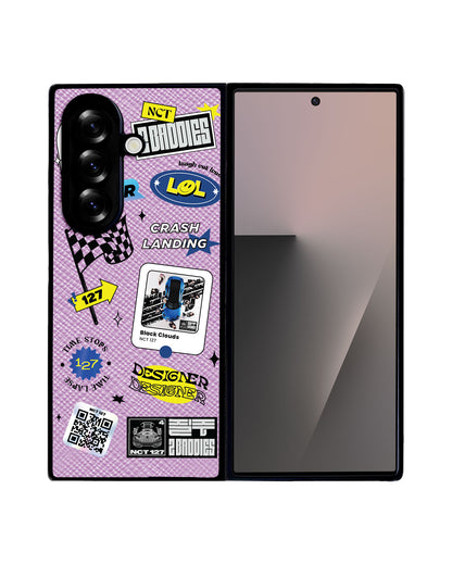 Android Flip / Fold Leather Grip - NCT 127 Sticker Pack