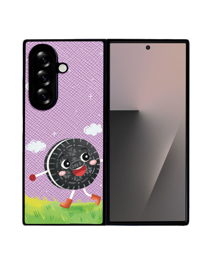 Android Flip / Fold Leather Grip - Cookies to my Milk (Couple Case)