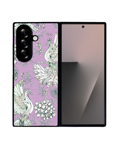 Android Flip / Fold Leather Grip - Peacock 4.0