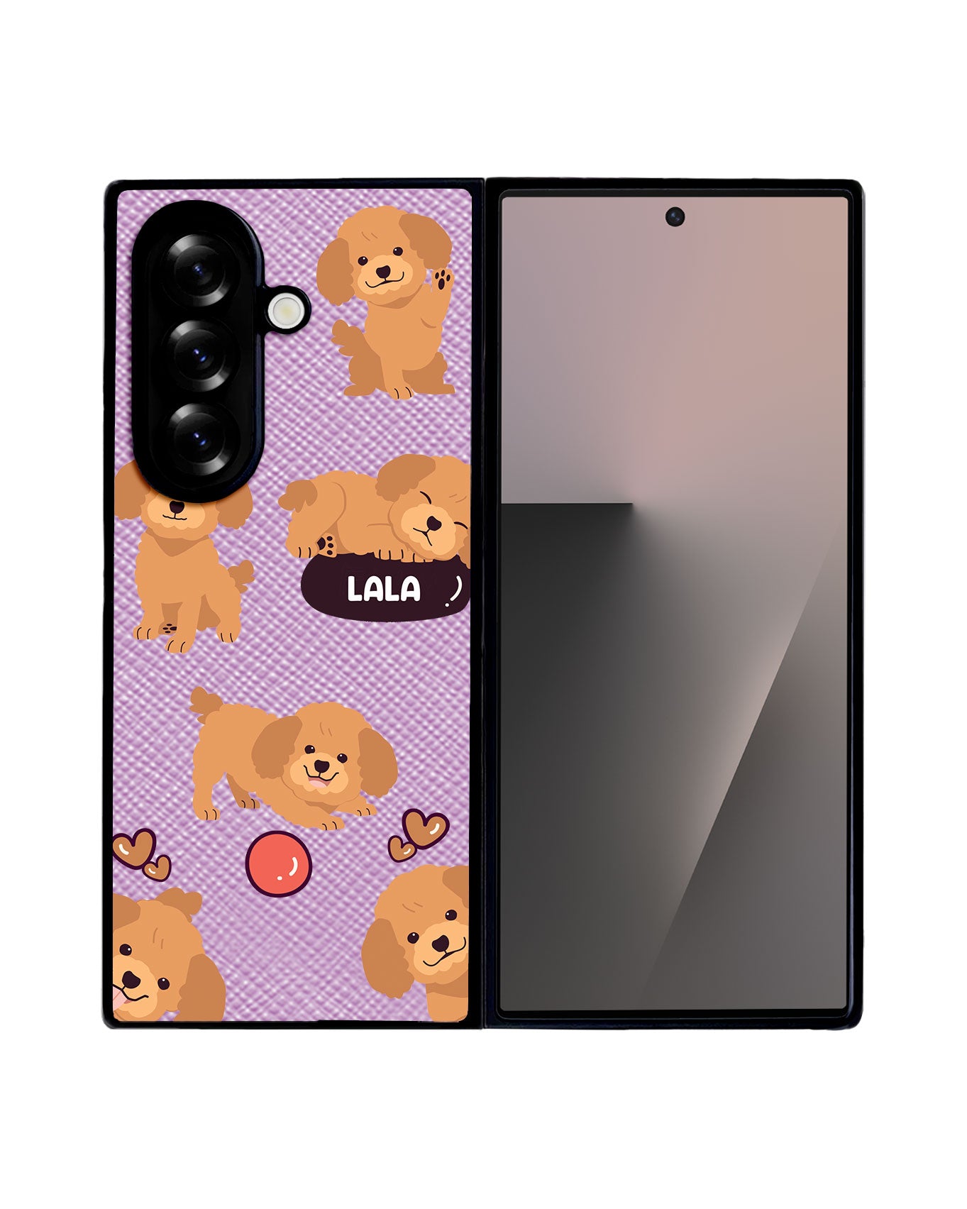 Android Flip / Fold Leather Grip - Poodle Squad