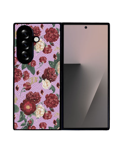 Android Flip / Fold Leather Grip - Rosalie