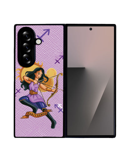 Android Flip / Fold Leather Grip - Sagitarius