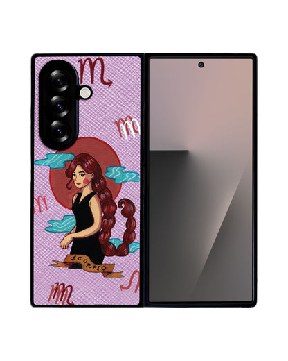 Android Flip / Fold Leather Grip - Scorpio