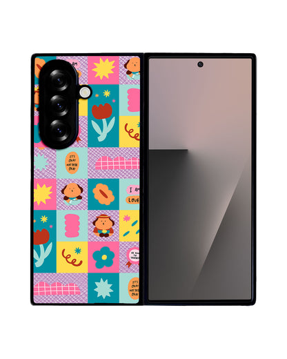 Android Flip / Fold Leather Grip - Selflove Cubicle