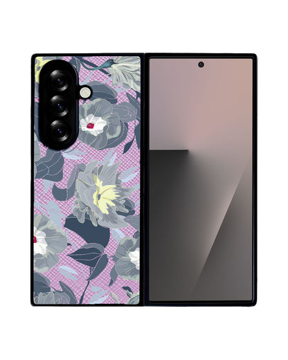 Android Flip / Fold Leather Grip - September Morning Glory