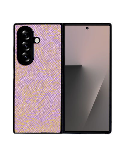Android Flip / Fold Leather Grip - Sketchy Tropical 1.0