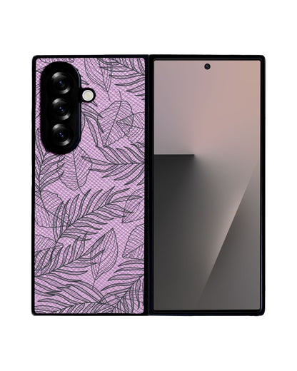Android Flip / Fold Leather Grip - Sketchy Tropical 2.0