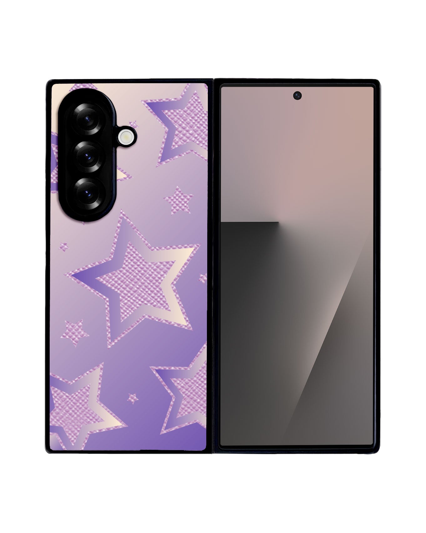 Android Flip / Fold Leather Grip - Star Effect 2.0