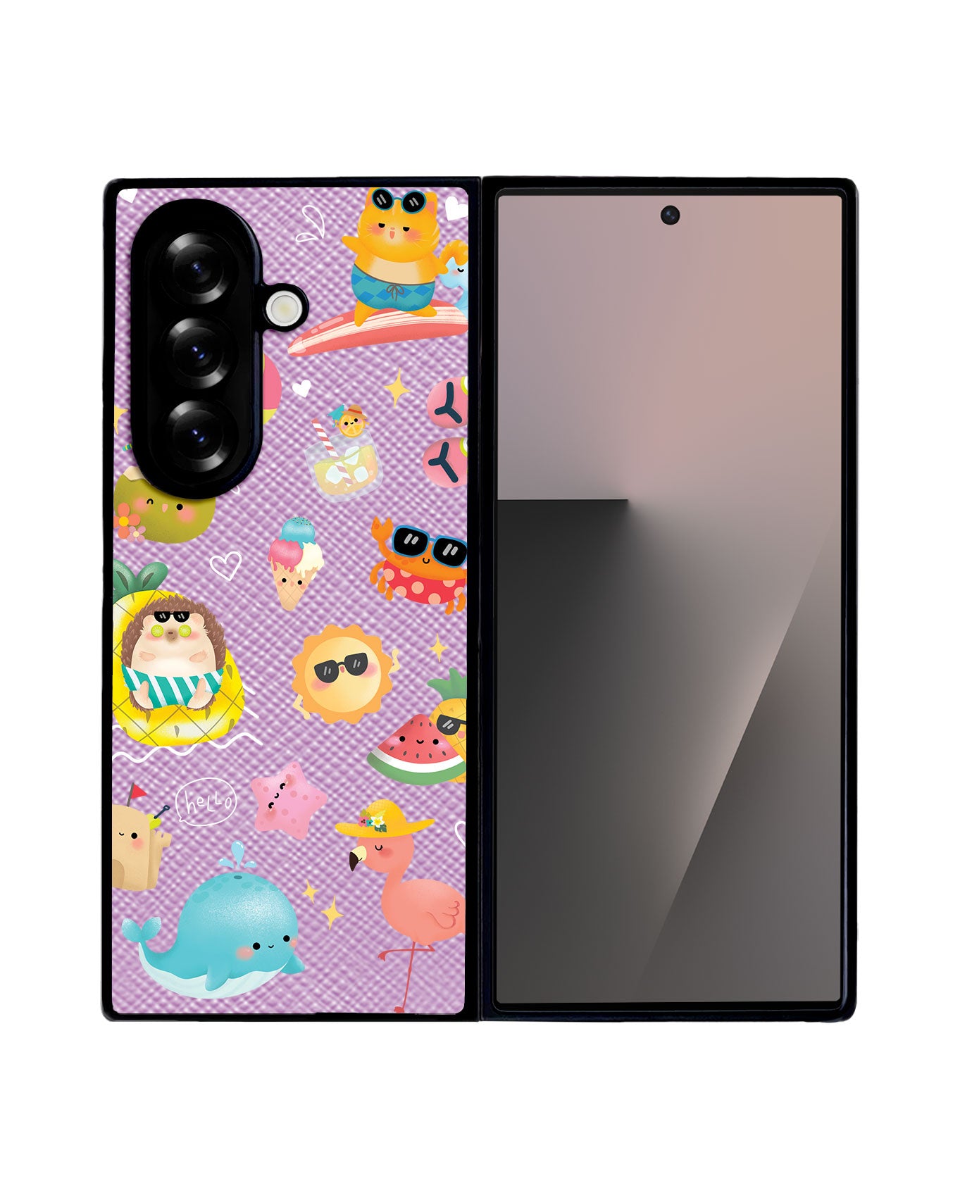 Android Flip / Fold Leather Grip - Summer