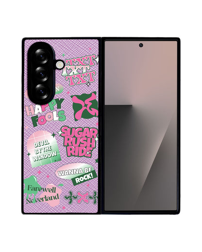 Android Flip / Fold Leather Grip - TXT Temtation