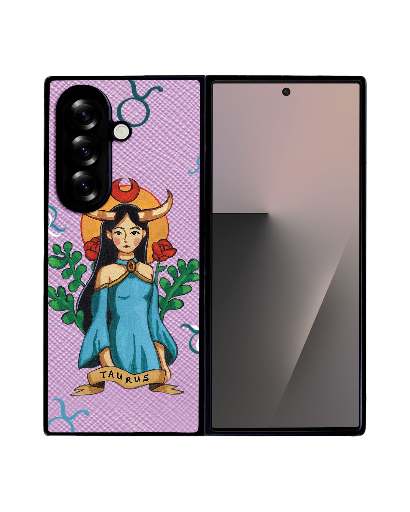 Android Flip / Fold Leather Grip - Taurus