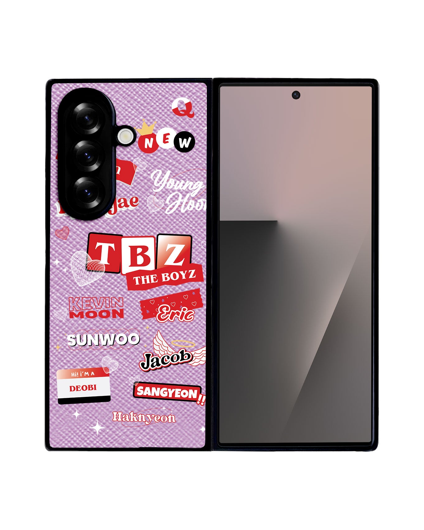 Android Flip / Fold Leather Grip - The Boyz Members