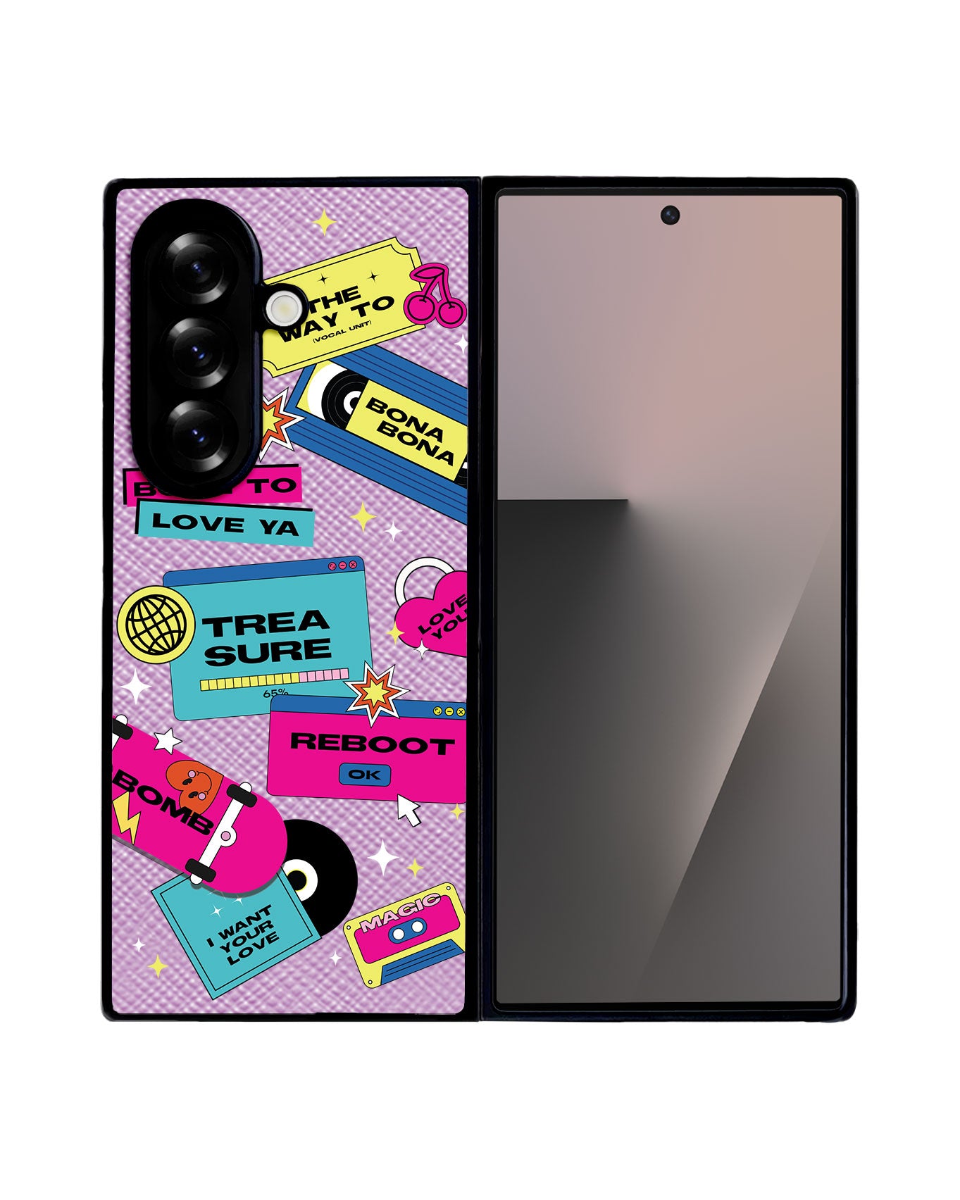 Android Flip / Fold Leather Grip - Treasure Reboot