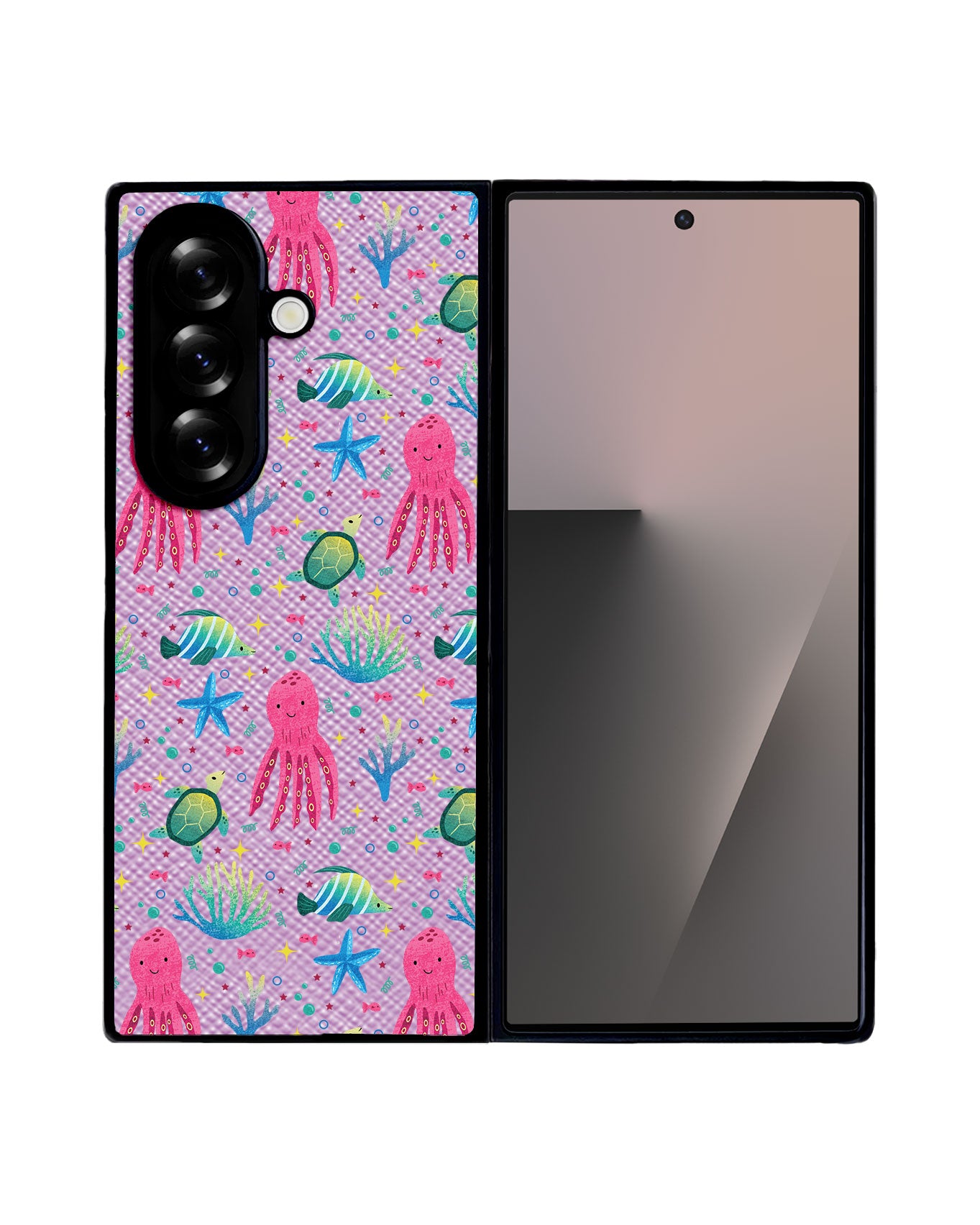 Android Flip / Fold Leather Grip - Underwater Dreams 2.0