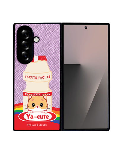 Android Flip / Fold Leather Grip - Yacute Cat