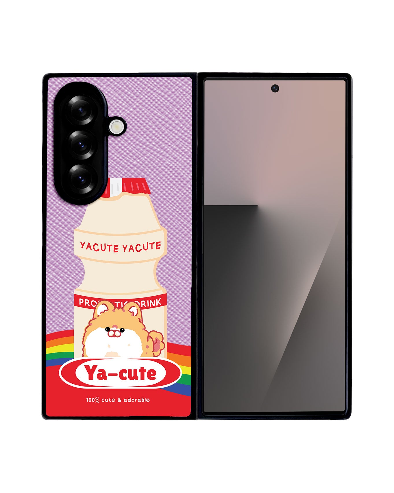 Android Flip / Fold Leather Grip - Yacute Dog